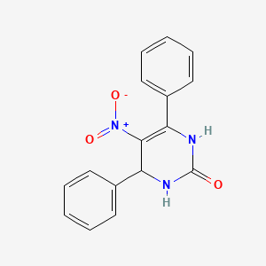 5-Nitro-4,6-diphenyl-3,4-dihydro-2(1H)-pyrimidinone