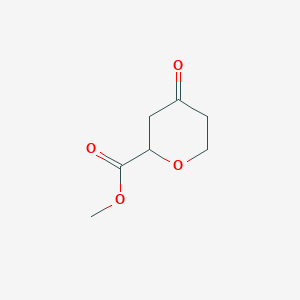 molecular formula C7H10O4 B1521253 4-氧代四氢-2H-吡喃-2-羧酸甲酯 CAS No. 693245-83-9