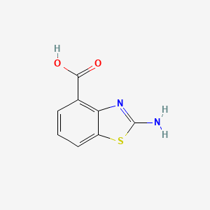 B1521255 2-Amino-1,3-benzothiazole-4-carboxylic acid CAS No. 339571-41-4