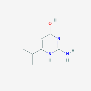molecular formula C7H13N3O B1521256 2-氨基-6-异丙基-4-(3H)-嘧啶醇 CAS No. 951625-13-1