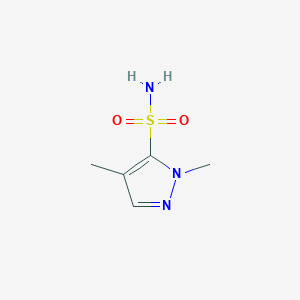 molecular formula C5H9N3O2S B1521257 1,4-二甲基-1H-吡唑-5-磺酰胺 CAS No. 98389-46-9