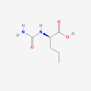 B1521262 (2R)-2-(carbamoylamino)pentanoic acid CAS No. 211681-85-5
