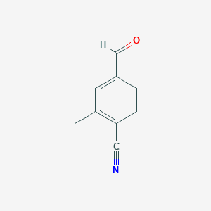 molecular formula C9H7NO B1521275 4-甲酰基-2-甲基苯甲腈 CAS No. 27613-35-0