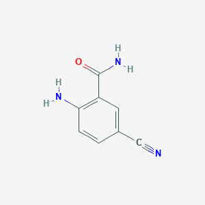 molecular formula C8H7N3O B1521277 2-Amino-5-cyanobenzamide CAS No. 606490-51-1