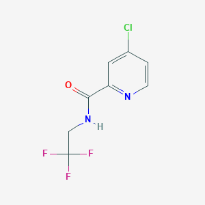 N-(2,2,2-trifluoroethyl)-4-chloropyridine-2-carboxamide