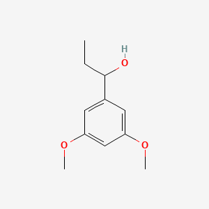 molecular formula C11H16O3 B1521292 1-(3,5-Dimethoxyphenyl)propan-1-ol CAS No. 203912-55-4