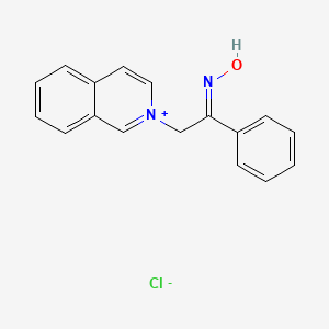 2-(2-(Hydroxyimino)-2-phenylethyl)isoquinolinium chloride