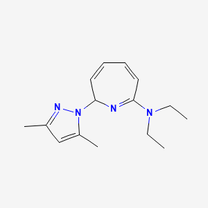 2-(3,5-Dimethyl-1H-pyrazol-1-yl)-N,N-diethyl-2H-azepin-7-amine