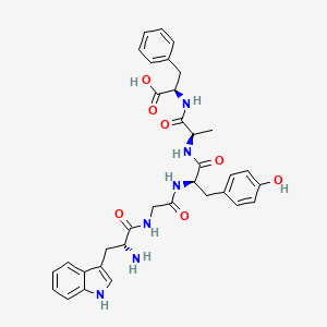 D-Tryptophylglycyl-D-tyrosyl-D-alanyl-D-phenylalanine