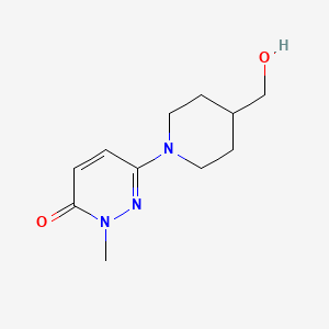 6-(4-(Hydroxymethyl)piperidin-1-yl)-2-methylpyridazin-3(2H)-one