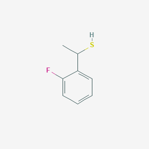 molecular formula C8H9FS B1521302 1-(2-Fluorophenyl)ethane-1-thiol CAS No. 1152542-65-8