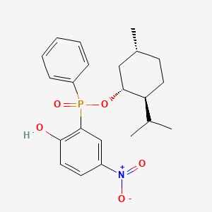 (Rp)-(1R,2S,5R)-2-Isopropyl-5-methylcyclohexyl (2-hydroxy-5-nitrophenyl)(phenyl)phosphinate