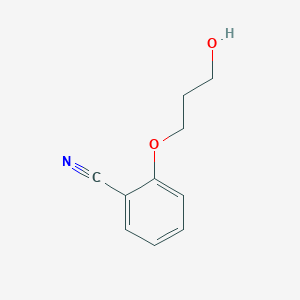 molecular formula C10H11NO2 B1521309 2-(3-Hydroxypropoxy)benzonitrile CAS No. 1094453-32-3
