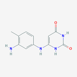 6-(3-Amino-4-methylanilino)pyrimidine-2,4(1H,3H)-dione