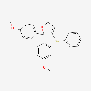 2,2-Bis(4-methoxyphenyl)-3-(phenylselanyl)-2,5-dihydrofuran