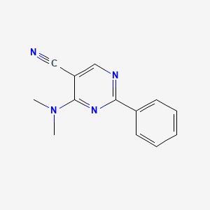 4-(Dimethylamino)-2-phenylpyrimidine-5-carbonitrile