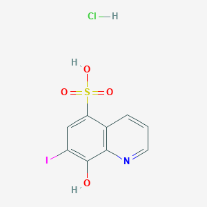 8-Hydroxy-7-iodoquinoline-5-sulfonic acid hydrochloride