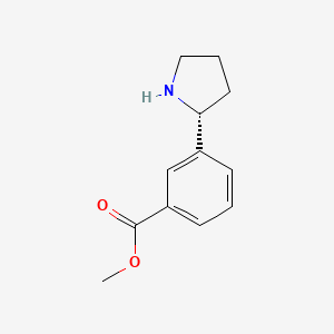 Methyl 3-((2R)pyrrolidin-2-yl)benzoate