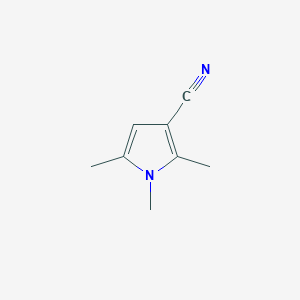 molecular formula C8H10N2 B1521340 1,2,5-Trimethyl-1H-pyrrole-3-carbonitrile CAS No. 70319-61-8
