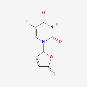 2,4(1H,3H)-Pyrimidinedione, 1-(2,5-dihydro-5-oxo-2-furanyl)-5-fluoro-