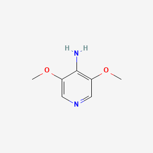 molecular formula C7H10N2O2 B1521355 3,5-Dimethoxypyridin-4-amine CAS No. 900804-00-4