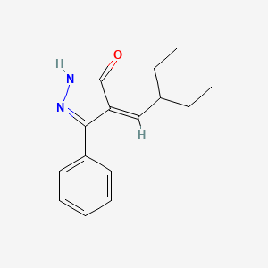 4-(2-Ethylbutylidene)-3-phenyl-1H-pyrazol-5(4H)-one