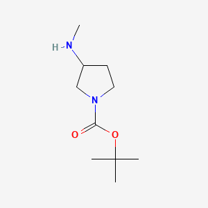 molecular formula C10H20N2O2 B1521357 1-Boc-3-methylaminopyrrolidine CAS No. 454712-26-6