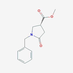 molecular formula C13H15NO3 B152136 (R)-甲基 1-苄基-5-氧代吡咯烷-3-羧酸酯 CAS No. 428518-36-9