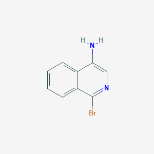 molecular formula C9H7BrN2 B1521364 1-Bromoisoquinolin-4-amine CAS No. 55404-28-9