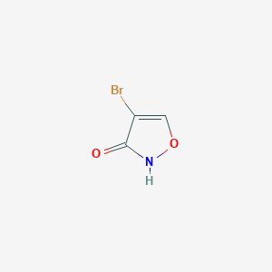 molecular formula C3H2BrNO2 B1521367 4-Bromo-1,2-oxazol-3-ol CAS No. 31561-94-1