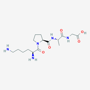 molecular formula C16H29N5O5 B15213672 L-Lysyl-L-prolyl-L-alanylglycine CAS No. 269059-52-1