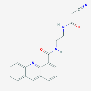 N-(2-(2-Cyanoacetamido)ethyl)acridine-4-carboxamide