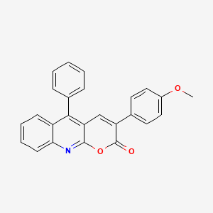 3-(4-Methoxyphenyl)-5-phenyl-2H-pyrano[2,3-B]quinolin-2-one