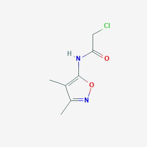 2-chloro-N-(3,4-dimethylisoxazol-5-yl)acetamide