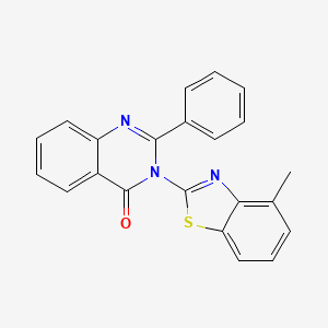 3-(4-Methyl-1,3-benzothiazol-2-yl)-2-phenylquinazolin-4(3H)-one