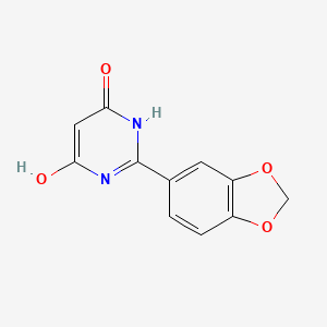 2-(2H-1,3-Benzodioxol-5-yl)-6-hydroxypyrimidin-4(3H)-one