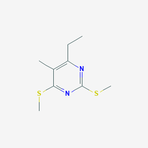 4-Ethyl-5-methyl-2,6-bis(methylsulfanyl)pyrimidine