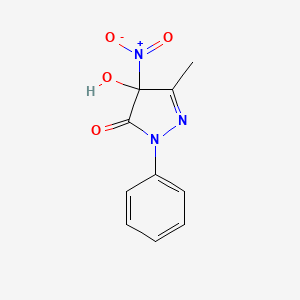 4-Hydroxy-5-methyl-4-nitro-2-phenyl-2,4-dihydro-3H-pyrazol-3-one