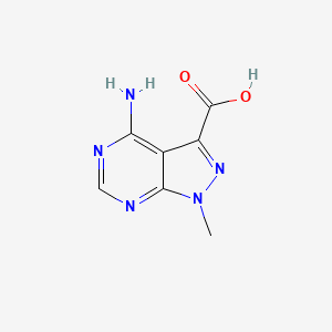 1H-Pyrazolo[3,4-d]pyrimidine-3-carboxylicacid, 4-amino-1-methyl-