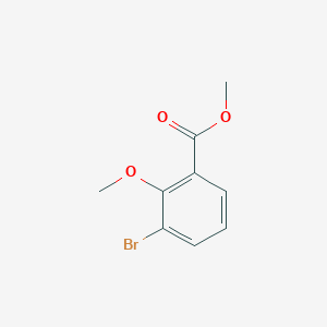 molecular formula C9H9BrO3 B1521395 甲基3-溴-2-甲氧基苯甲酸酯 CAS No. 260806-90-4