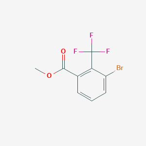 molecular formula C9H6BrF3O2 B1521396 Methyl 3-bromo-2-(trifluoromethyl)benzoate CAS No. 1214323-47-3