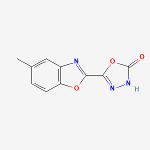 5-(5-Methyl-1,3-benzoxazol-2-yl)-1,3,4-oxadiazol-2(3H)-one