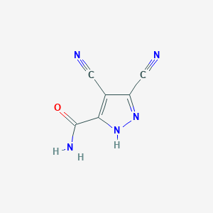 3,4-dicyano-1H-pyrazole-5-carboxamide