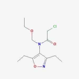 2-Chloro-N-(3,5-diethyl-1,2-oxazol-4-yl)-N-(ethoxymethyl)acetamide