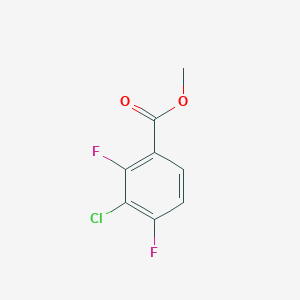 molecular formula C8H5ClF2O2 B1521404 3-氯-2,4-二氟苯甲酸甲酯 CAS No. 948833-74-7