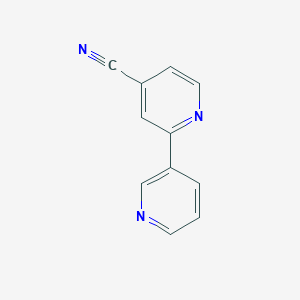 molecular formula C11H7N3 B1521421 [2,3'-Bipyridine]-4-carbonitrile CAS No. 1214370-19-0