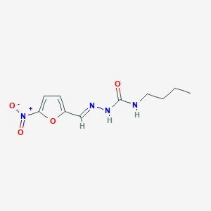 N-butyl-2-((5-nitrofuran-2-yl)methylene)hydrazinecarboxamide