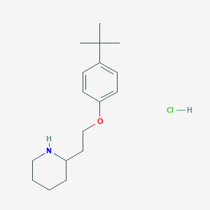 2-{2-[4-(tert-Butyl)phenoxy]ethyl}piperidine hydrochloride