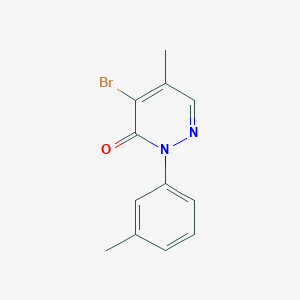 4-Bromo-5-methyl-2-(3-methylphenyl)pyridazin-3(2H)-one