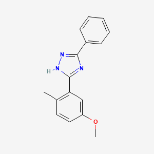 3-(5-Methoxy-2-methylphenyl)-5-phenyl-1H-1,2,4-triazole